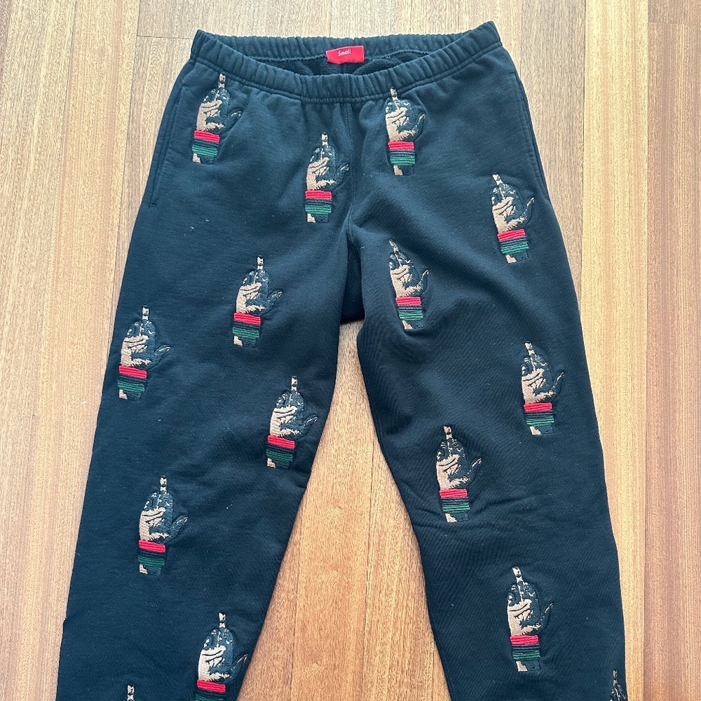 Supreme "Middle Finger" Sweatpants - FW19
